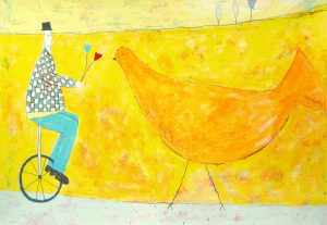 Annora Spence - Unicycle and bird