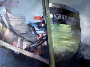 Igor Kusmirak - Opengebarsten schip in Bretagne