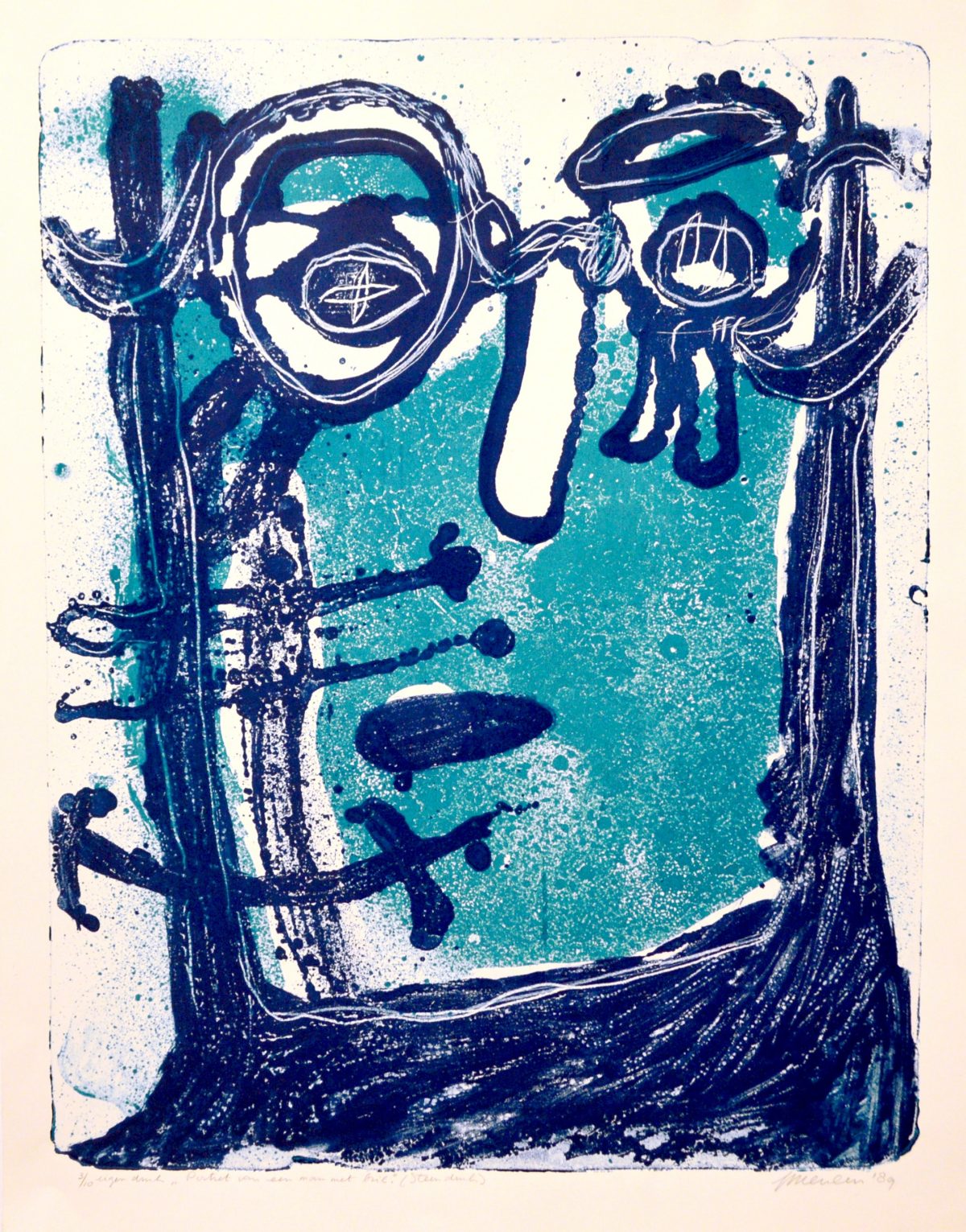 Portret van een man met bril
