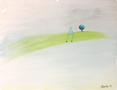 Jan van der Meulen - Abstract landschap III