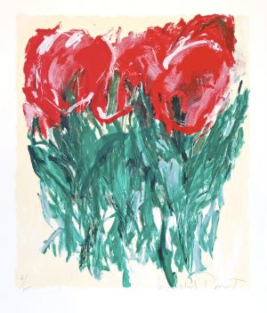 Michel Poort - Les tulipes rouges