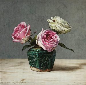 Roman Reisinger - Stilleven met rozen