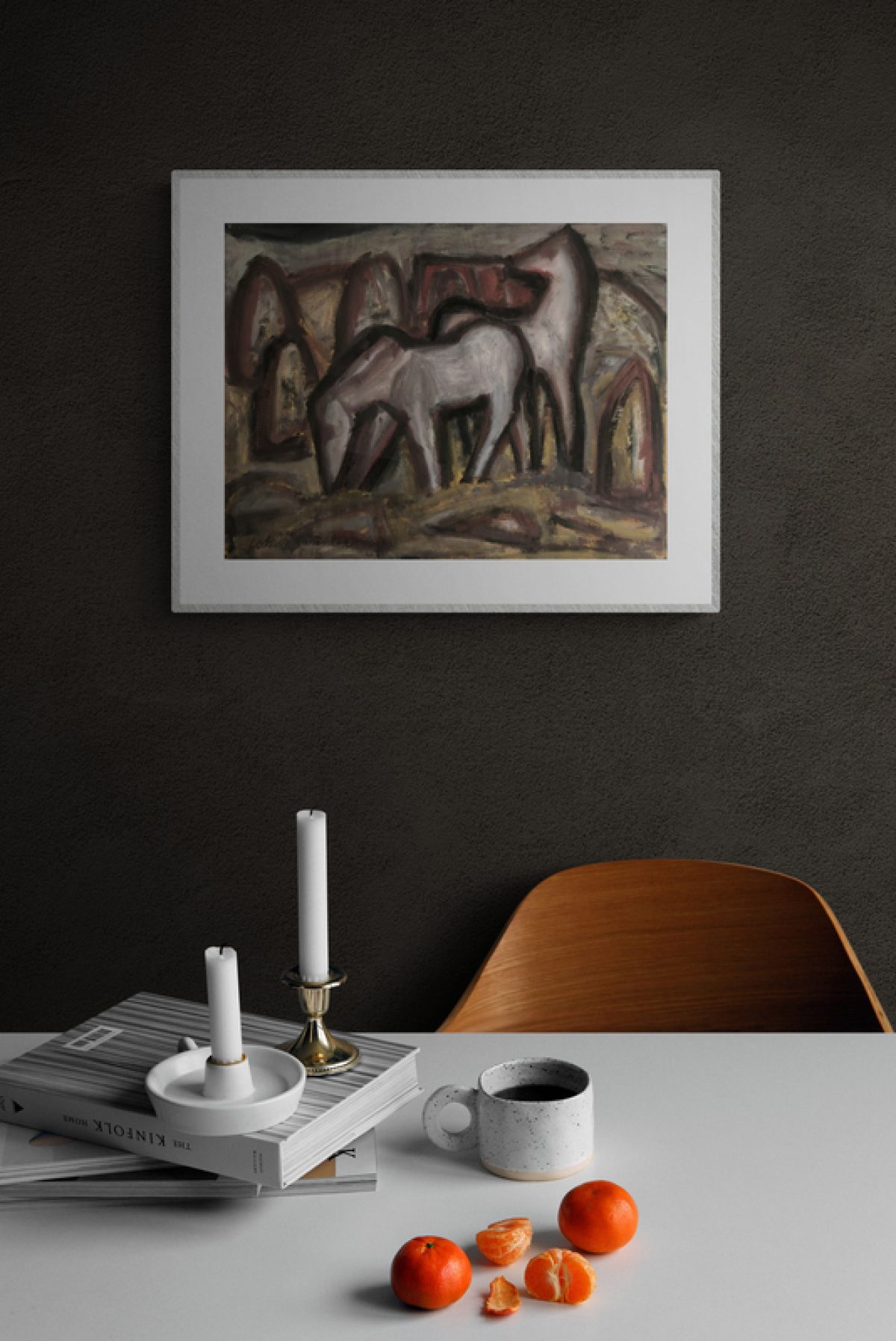 Witte paarden