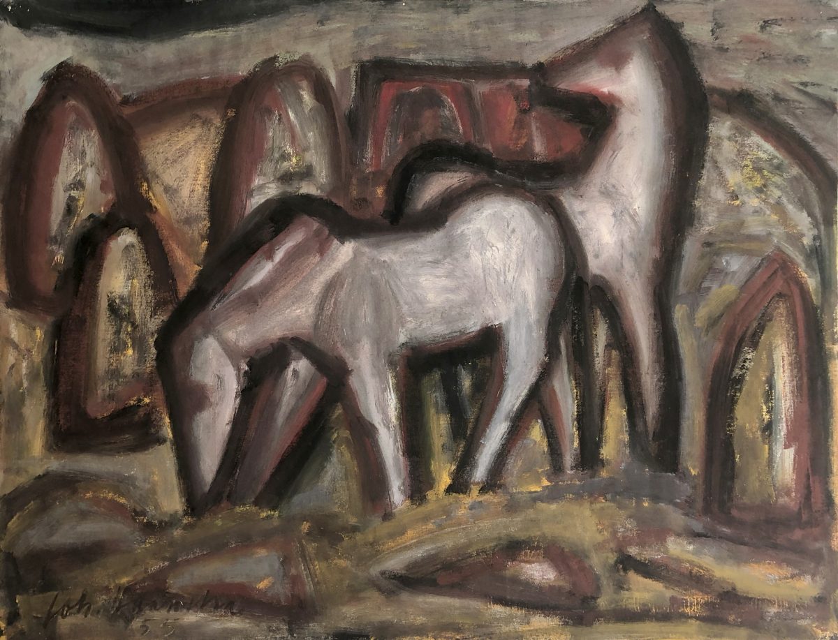 Witte paarden
