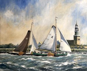 Bart Bosma - Skûtsjesilen bij Hindeloopen