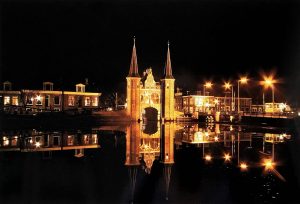 Julius van Dijk - Waterpoort (nacht)