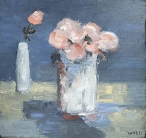 Theo Wolfs - Stilleven met rozen