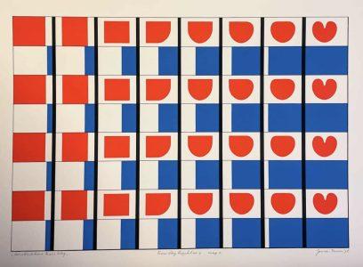Jan van Tuinen - Konstruktieve Friese vlag