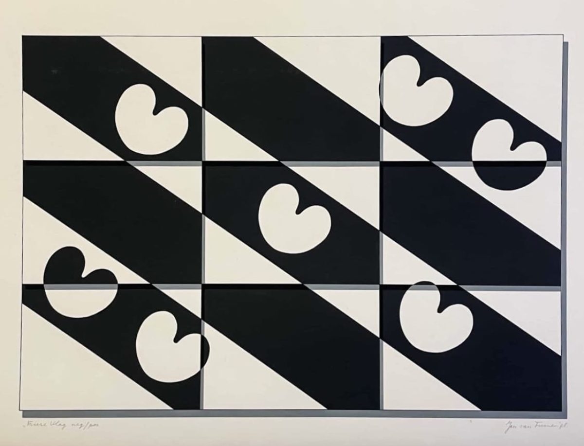 Friese vlag (Negatief/positief)