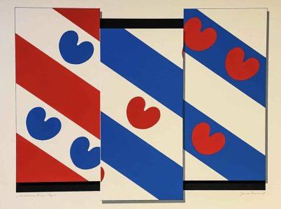 Jan van Tuinen - Verschoven Friese vlag ll