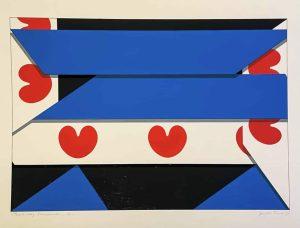 Jan van Tuinen - Friese vlag kompositie l