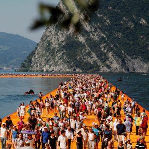 Julius van Dijk - Floating Piers  Lago d’Iseo project Christo 2016