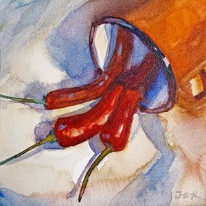 Janey Robertson - Red chilli peppers II