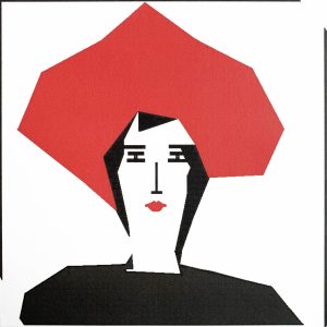 Aukje Reitsma - Vrouw met designhoedje
