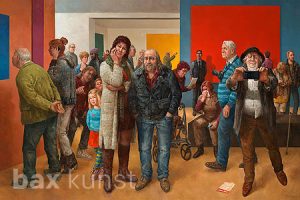 Marius van Dokkum - Museumbezoekers