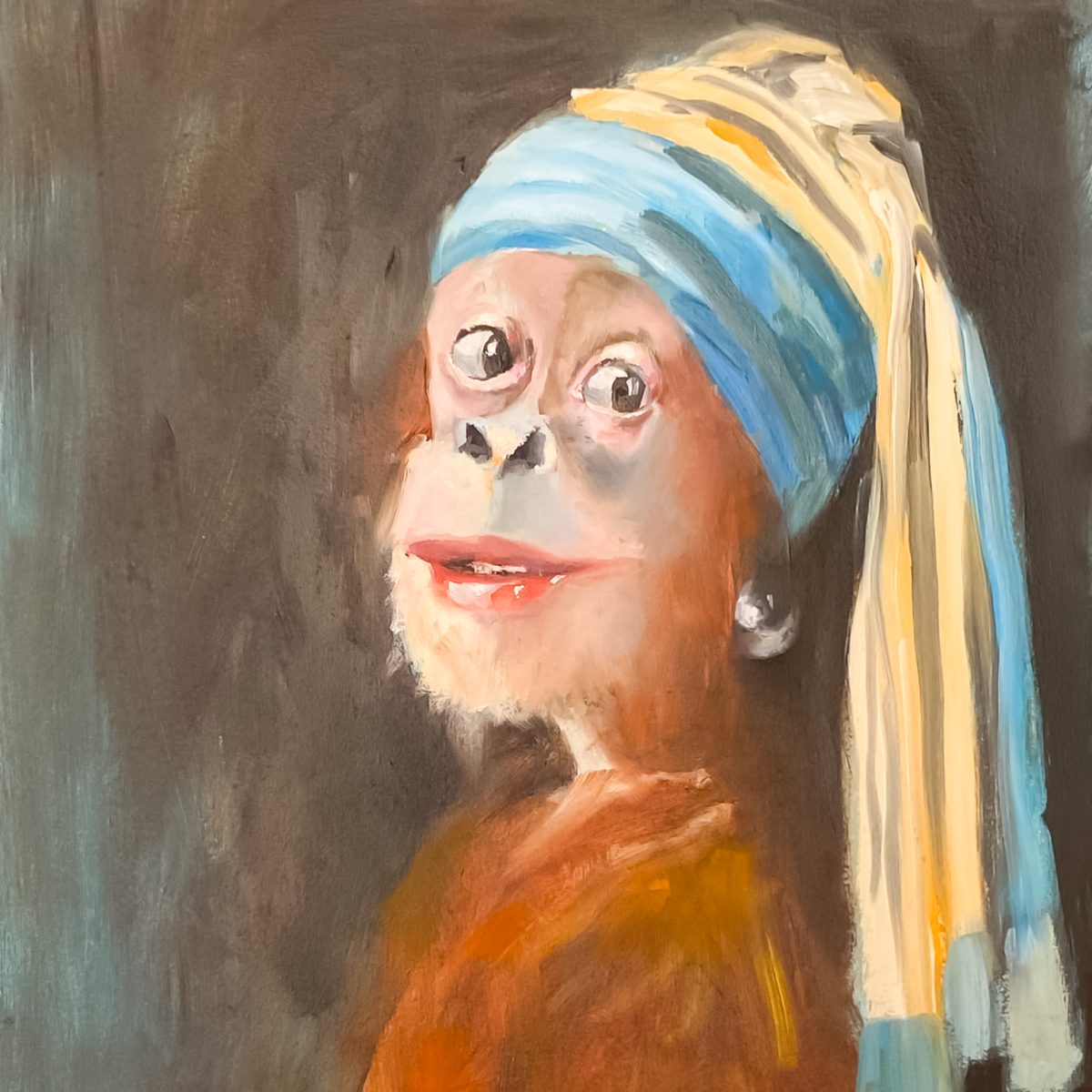 Aap met de parel II