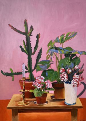 Hinke Veenstra - Stilleven met kaars