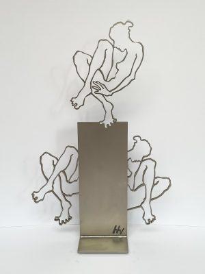 Henk Vissers - Crossed legs triple