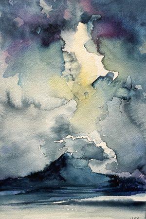 Janey Robertson - Skies over Samshaven