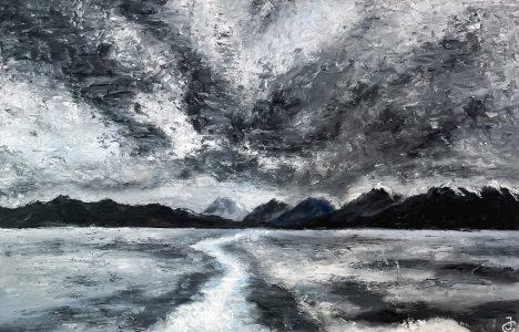 Johan Gibcus - Skies over the Fjord I