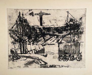 Jan Stroosma - Dwars helling Harlingen