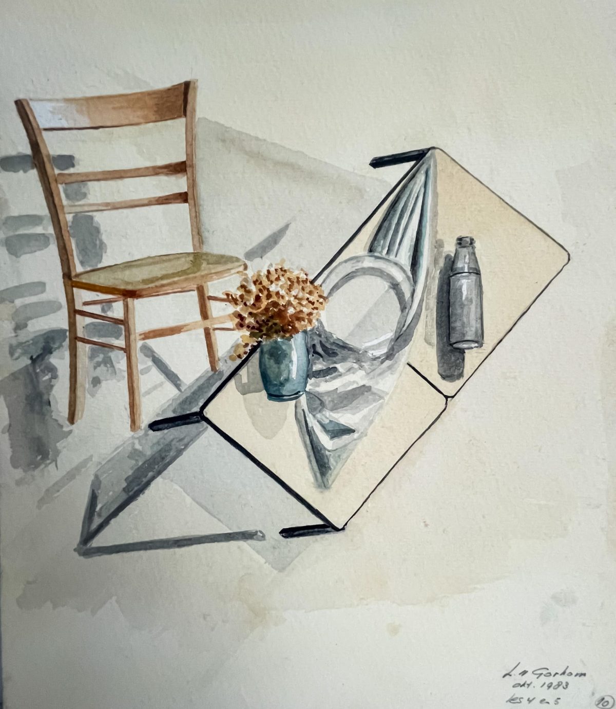 Stilleven stoel/tafel