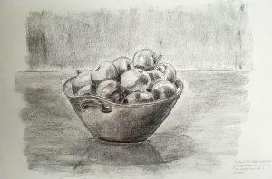 Louis van Gorkom - schaal met appels I
