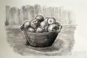 Louis van Gorkom - schaal met appels II