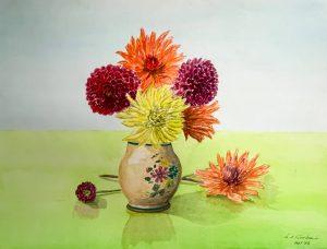 Louis van Gorkom - Dahlia’s naar de natuur