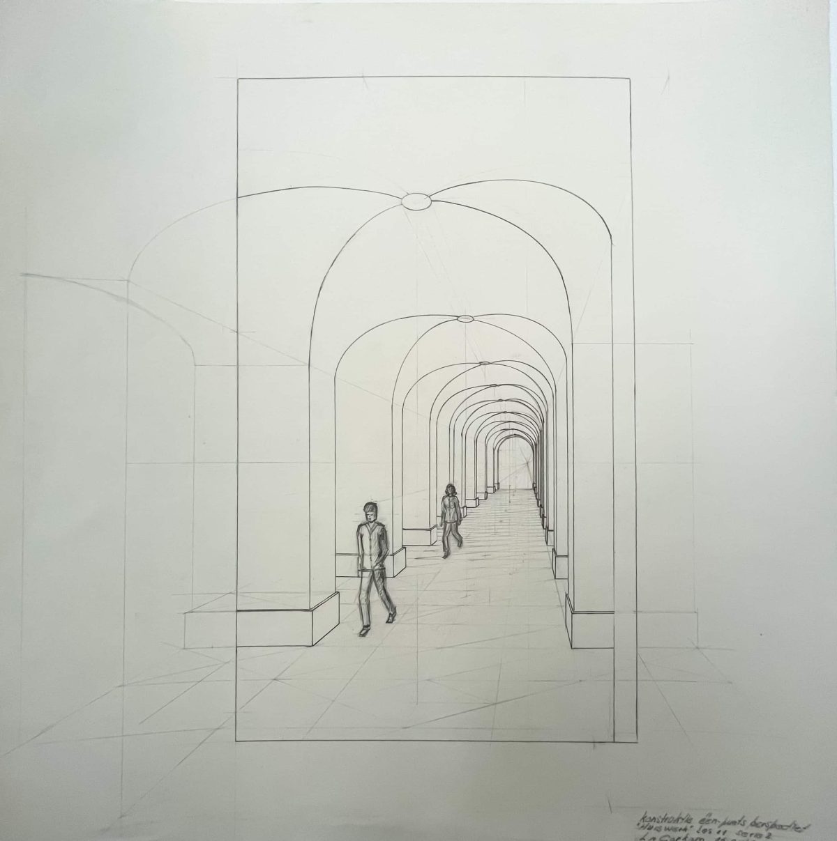 konstruktie één punts perspectief
