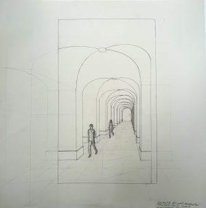 Louis van Gorkom - konstruktie één punts perspectief
