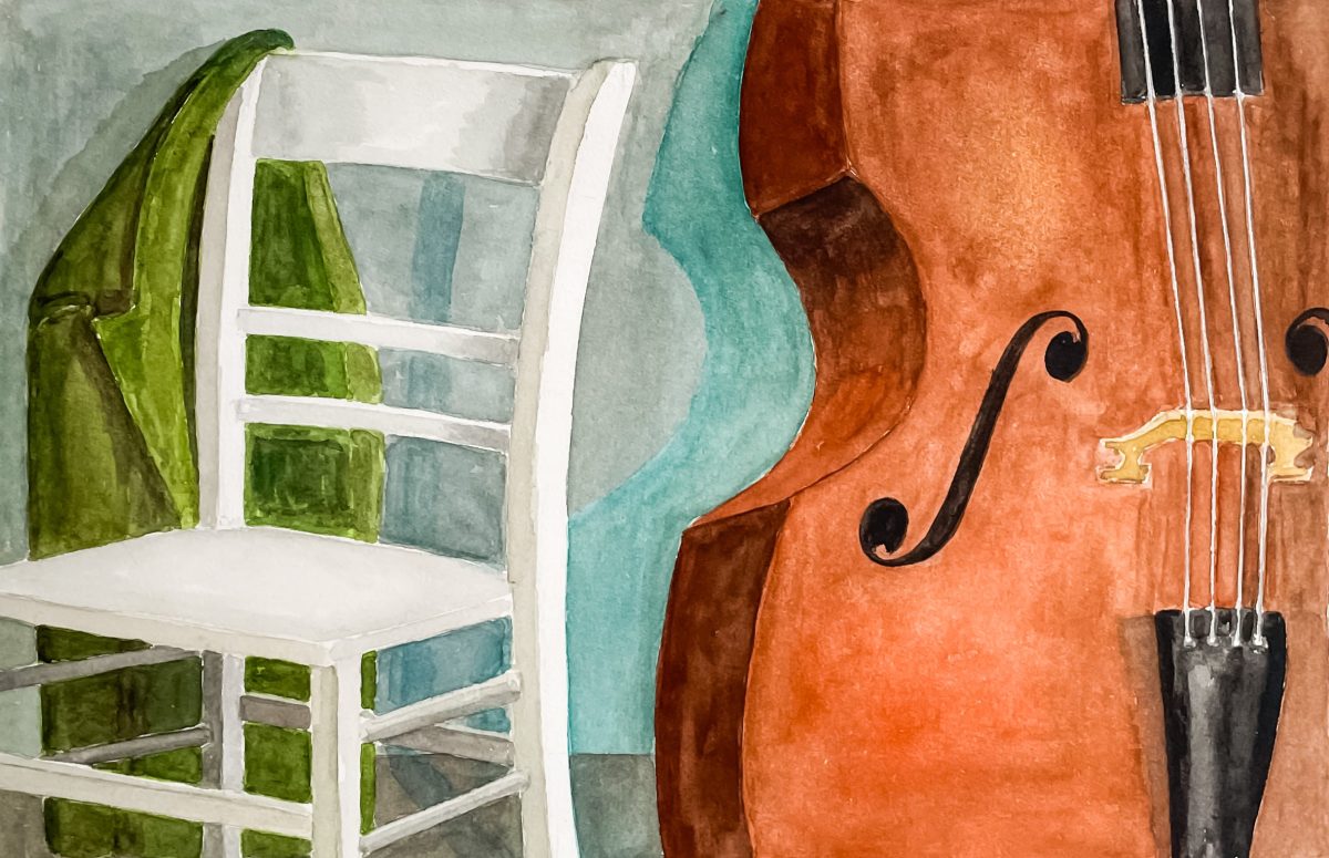 Zonder titel (Stilleven Cello en stoel II)
