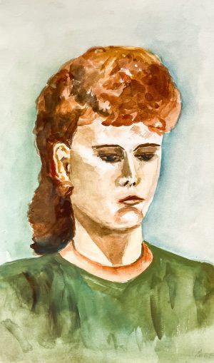 Louis van Gorkom - Zonder Titel (Portret Vrouw)