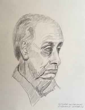 Louis van Gorkom - Zelfportret met 2 spiegels II