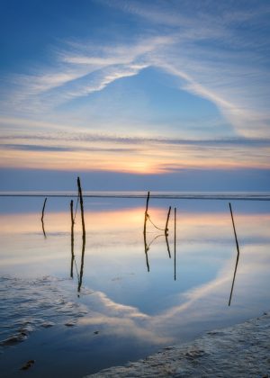 Thomas van der Laan - Oude vispalen | Op het Wad
