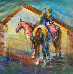 Olga Bijzitter - Paarden