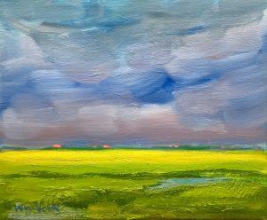 Wim van der Veer - Landschap IX