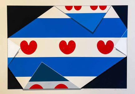 Jan van Tuinen - Gedraaide Friese vlag