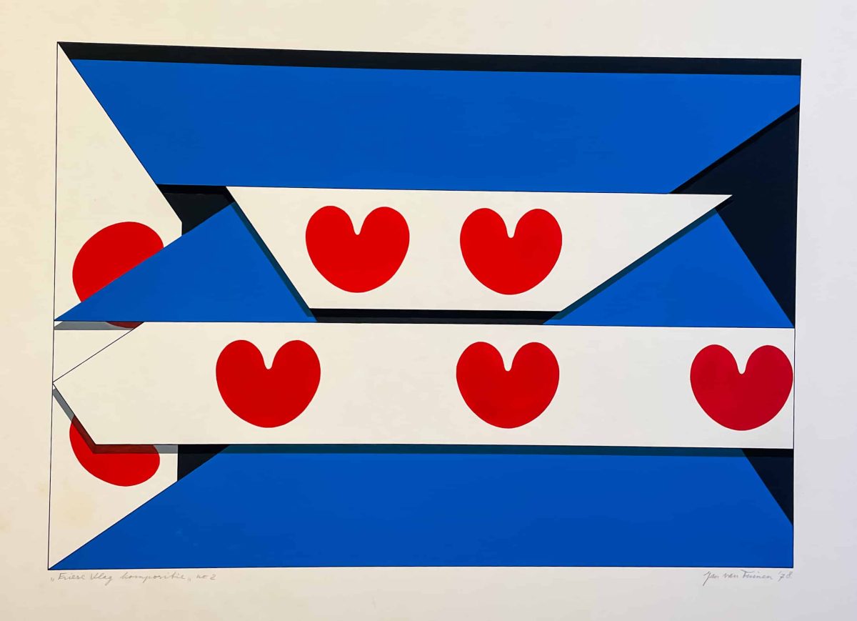 Friese vlag kompositie