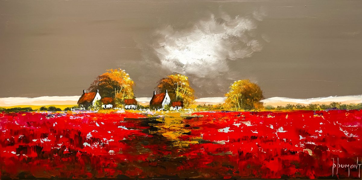 Landschap met boerderij