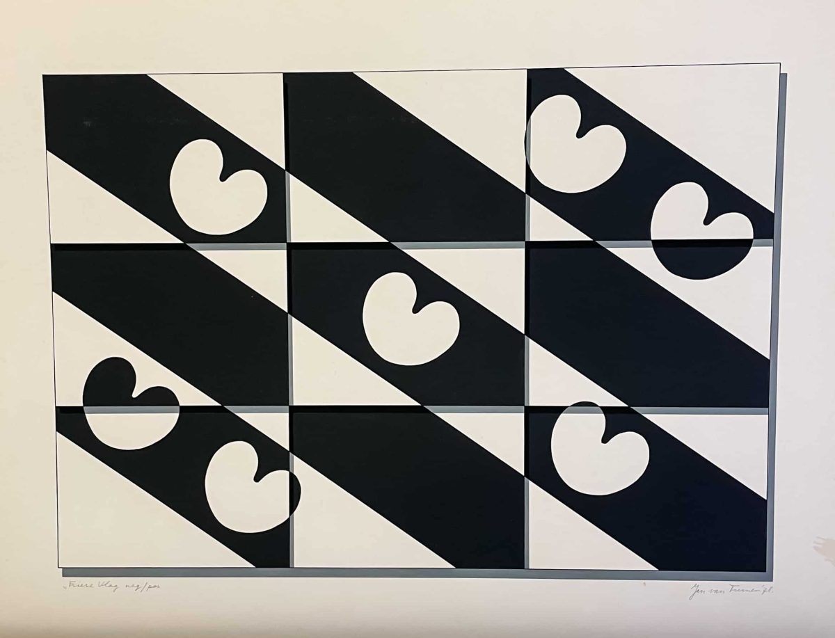 Friese vlag (Negatief/positief)