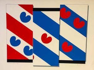 Jan van Tuinen - Verschoven Friese vlag ll
