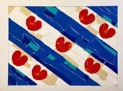 Jan van Tuinen - Friese vlag collage