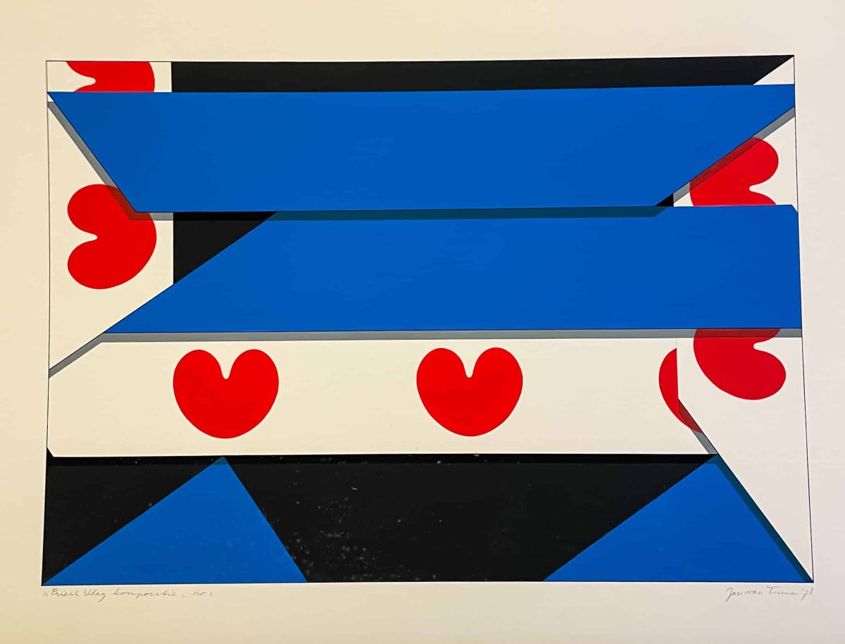 Friese vlag kompositie l