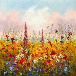 Jochem de Graaf - Bloemen aan de waterkant.