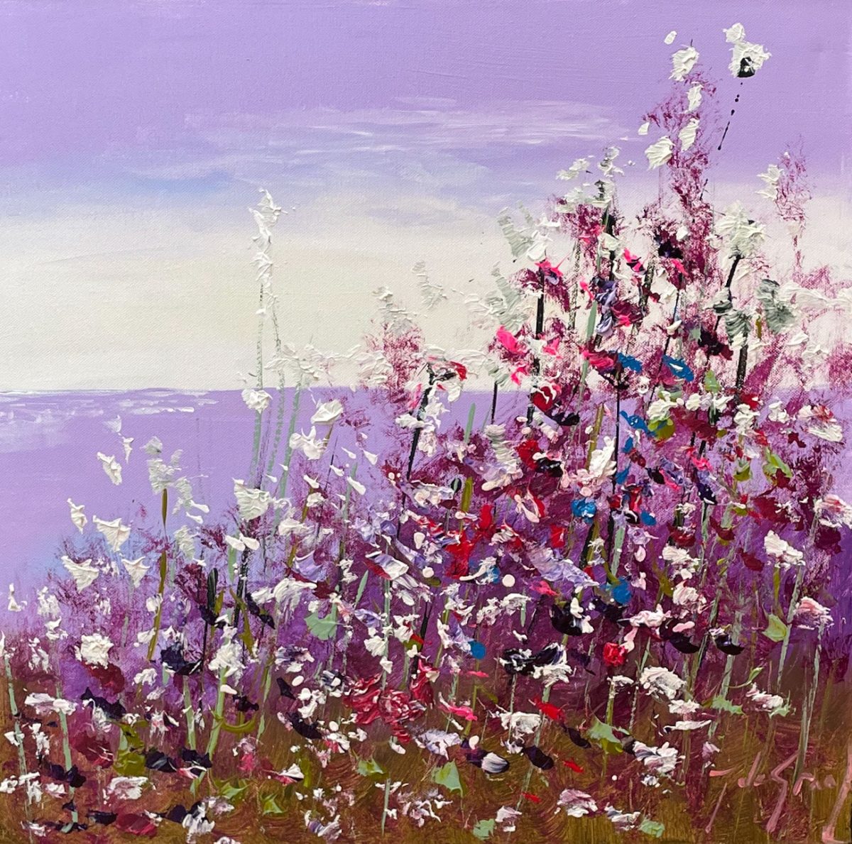 Purple Wildflowers I