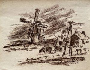 Pier Feddema - Molen (bij Workum)
