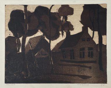 Wim van der Veer - Boven de Seedyk / Omgeving St. Anna
